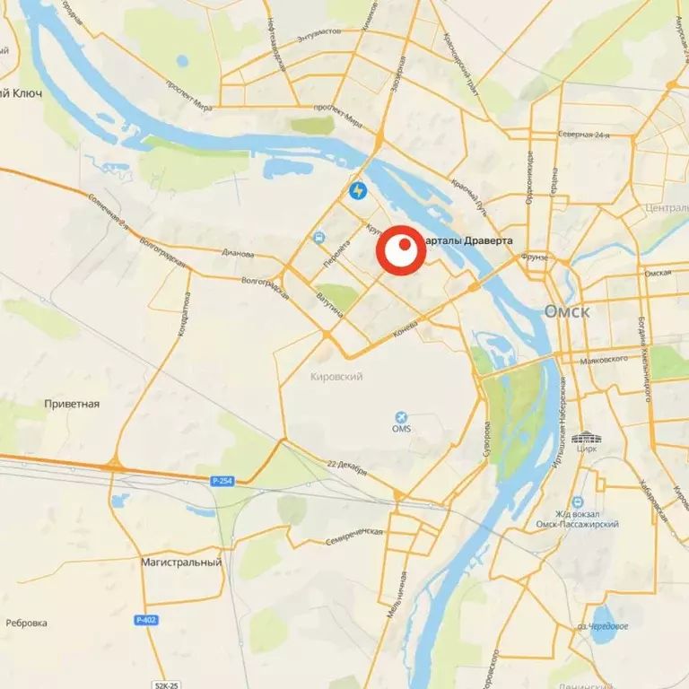 2-к кв. Омская область, Омск  (60.14 м) - Фото 1
