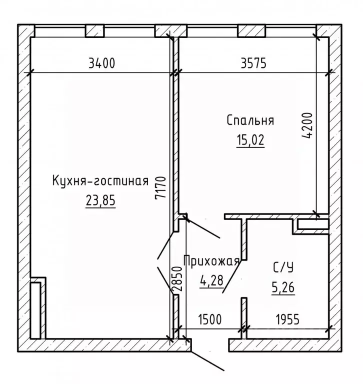 1-к кв. Кабардино-Балкария, Нальчик ул. Героя России Т.М. Тамазова, 5 ... - Фото 2