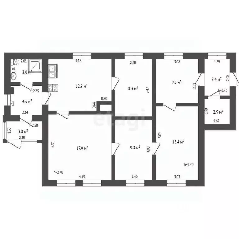 Дом в Челябинская область, Копейск ул. Заломова, 3 (86 м) - Фото 2