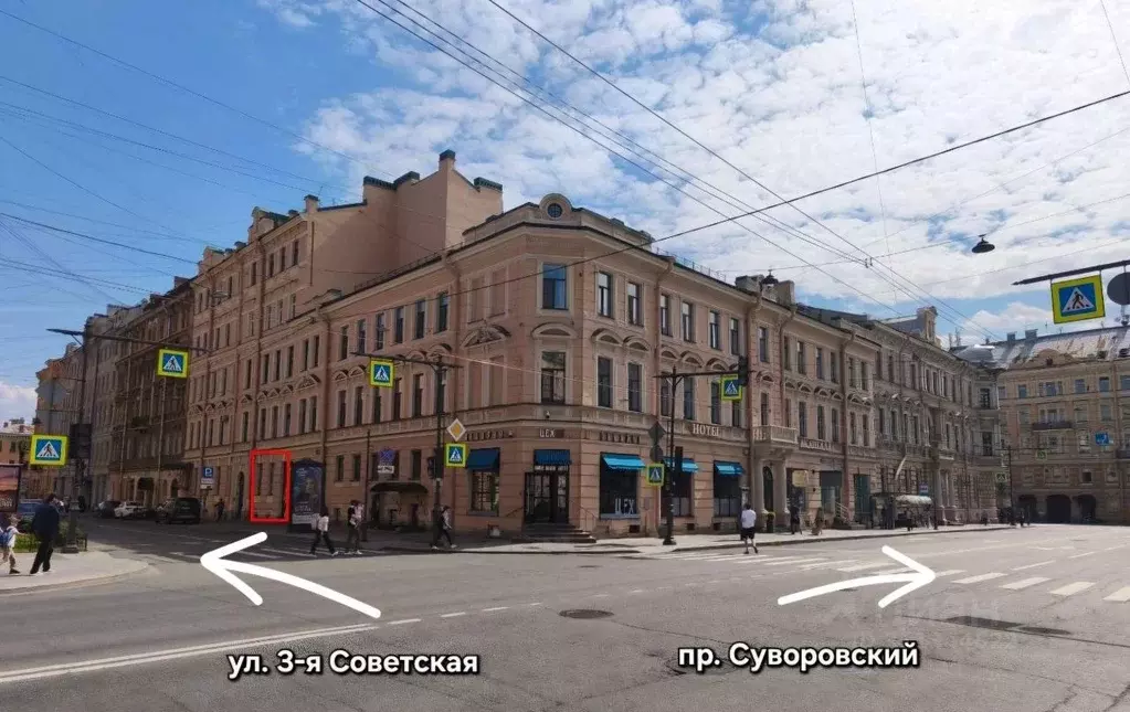 Помещение свободного назначения в Санкт-Петербург Суворовский просп., ... - Фото 1