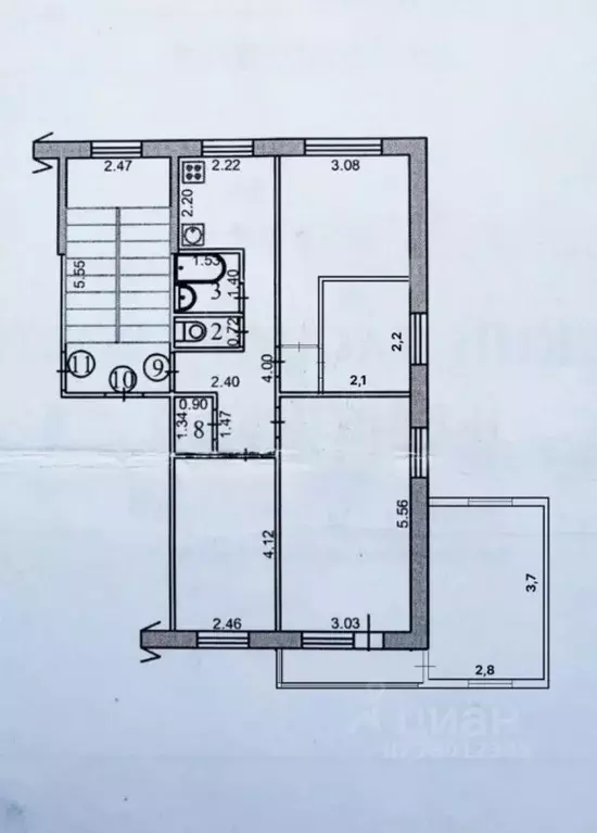 4-к кв. Иркутская область, Иркутск Приморский мкр, 23 (70.0 м) - Фото 1