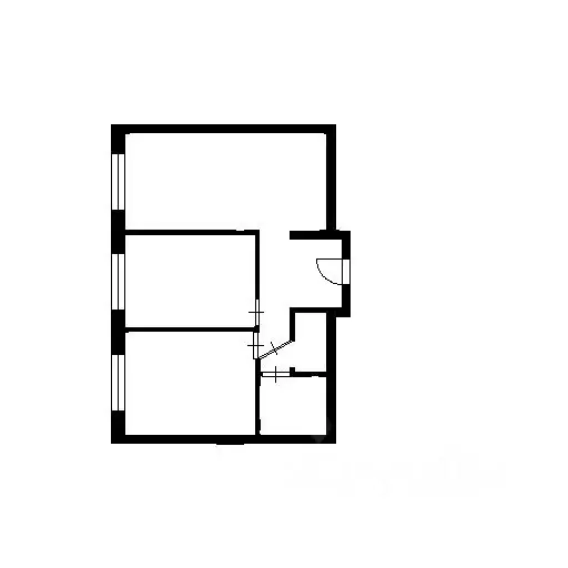 3-к кв. Москва Варшавское ш., 141Ак1 (55.0 м) - Фото 2