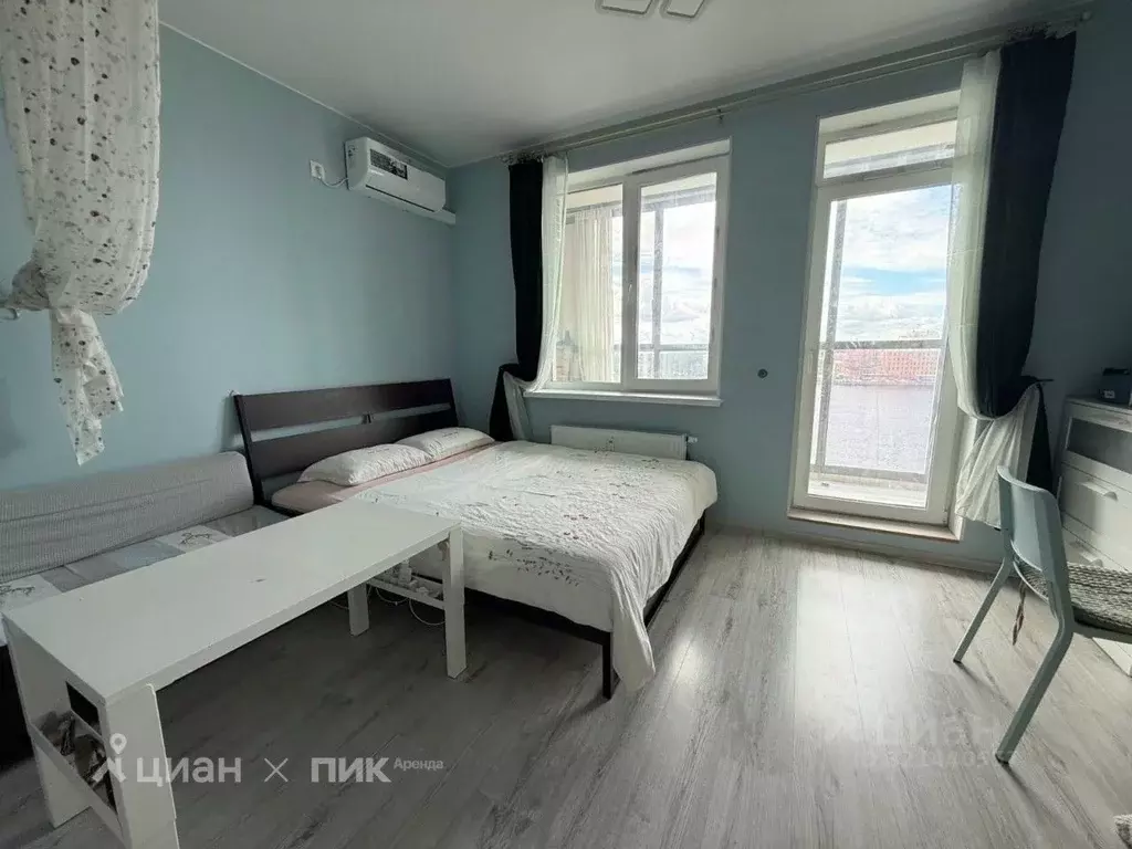 Студия Санкт-Петербург Октябрьская наб., 44 (32.0 м) - Фото 1