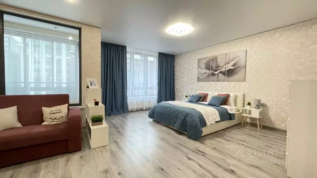 1-к кв. Татарстан, Казань ул. Алексея Козина, 2 (50.0 м) - Фото 1