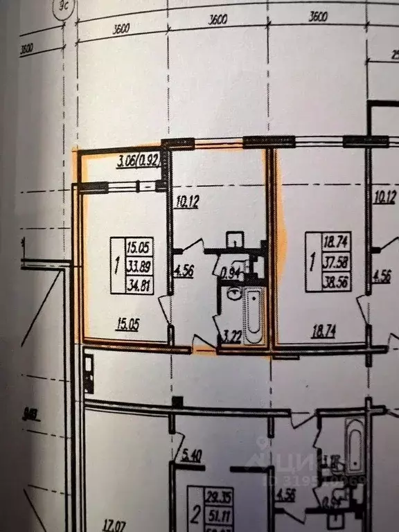 1-к кв. Санкт-Петербург ул. Маршала Казакова, 78к1 (34.5 м) - Фото 1