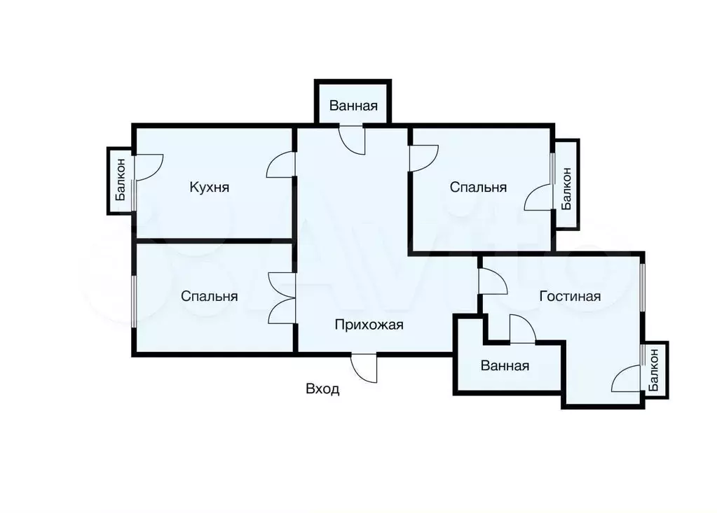 3-к. квартира, 100 м, 11/17 эт. - Фото 0