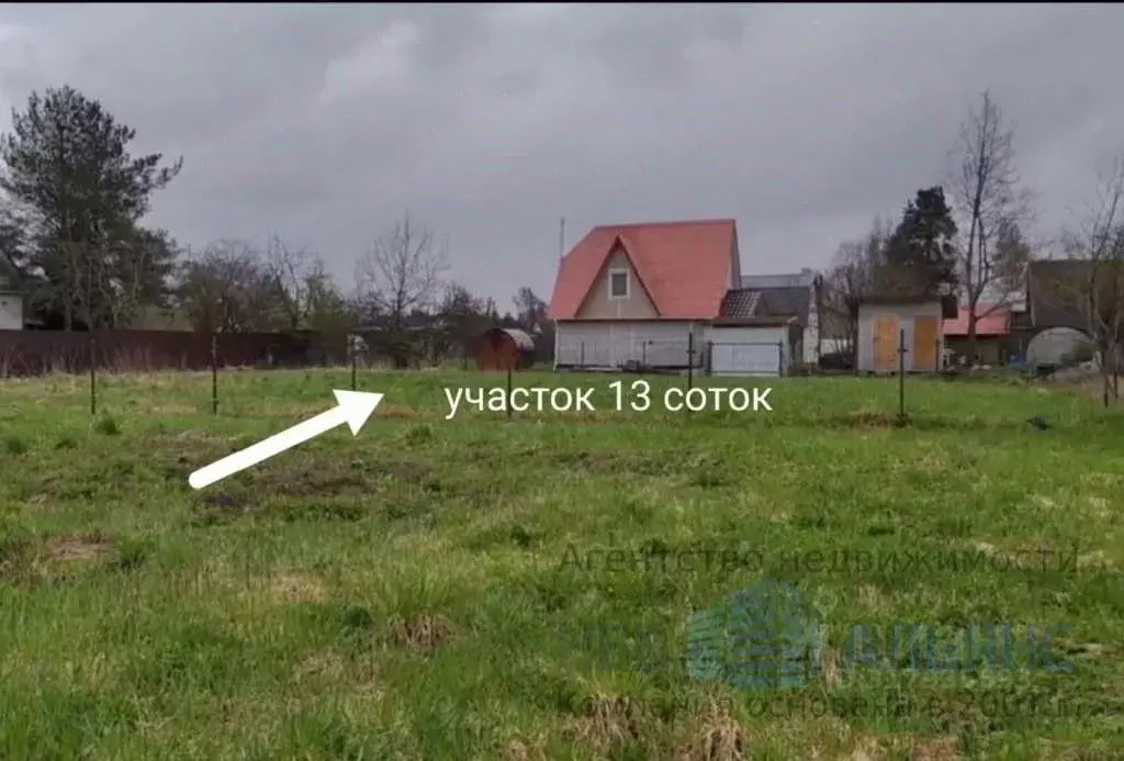 Участок в Ленинградская область, Гатчинский район, с. Рождествено ... - Фото 1