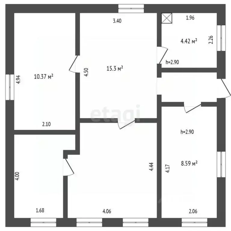 Дом в Ростовская область, Матвеево-Курганский район, Алексеевское ... - Фото 2