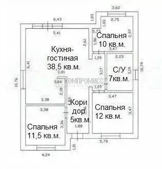 Дом в Краснодарский край, Северская ст-ца ул. Пионерская (85 м) - Фото 1