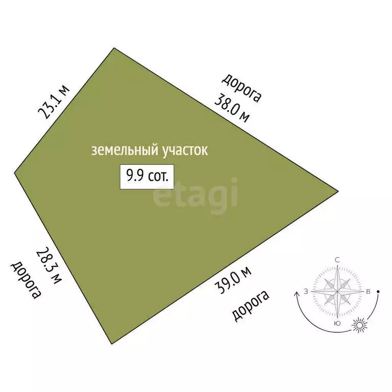 Участок в Каскара, улица Энтузиастов (9.91 м) - Фото 1