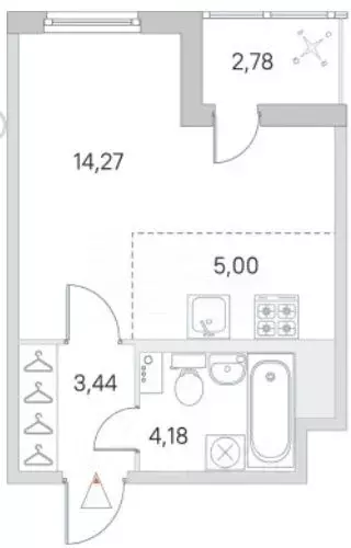 Студия Ленинградская область, Всеволожский район, Заневское городское ... - Фото 2