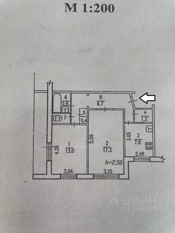 2-к кв. Хабаровский край, Хабаровск Известковая ул., 33 (55.3 м) - Фото 2
