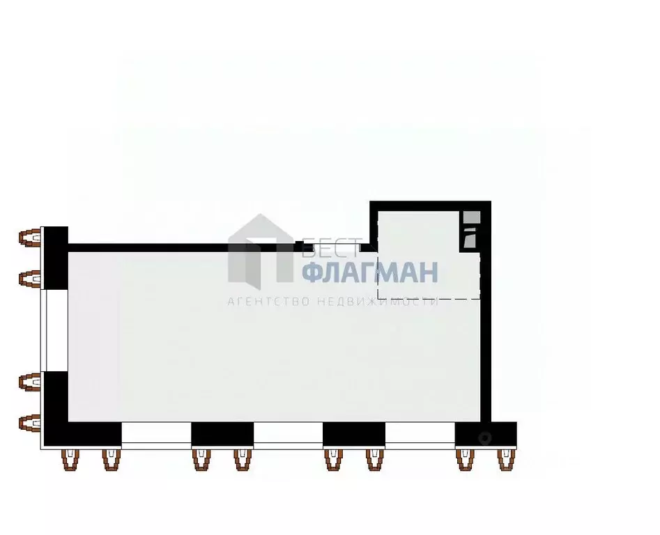 Помещение свободного назначения в Москва Выборгская ул., 18 (54 м) - Фото 2