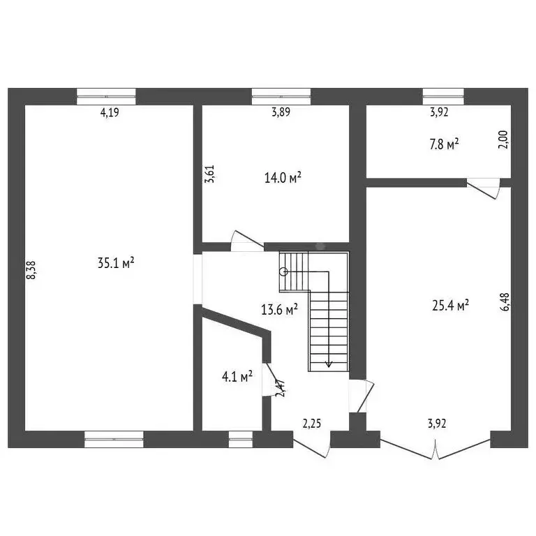 Дом в село Андреевка, улица Николая Островского (169 м) - Фото 1