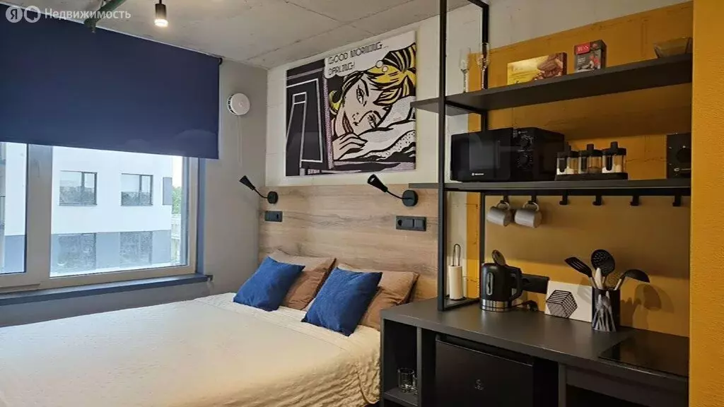 Квартира-студия: Санкт-Петербург, улица Орджоникидзе, 44А (15 м) - Фото 2