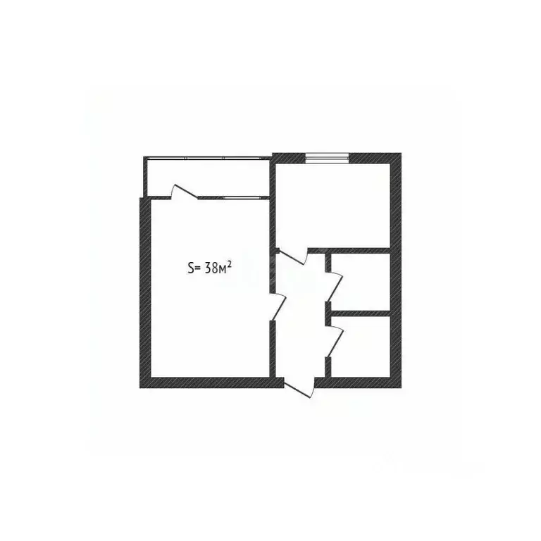 1-к кв. Брянская область, Брянск просп. Станке Димитрова, 67к3 (38.0 ... - Фото 1