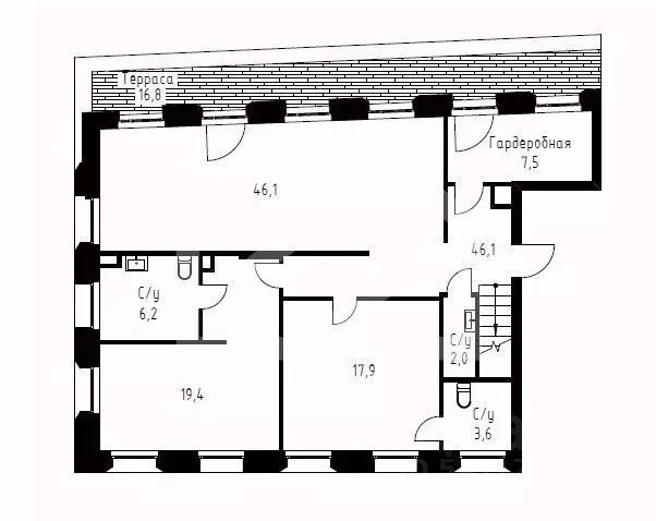 Помещение свободного назначения в Москва Пятницкая ул., 40С1 (121 м) - Фото 2