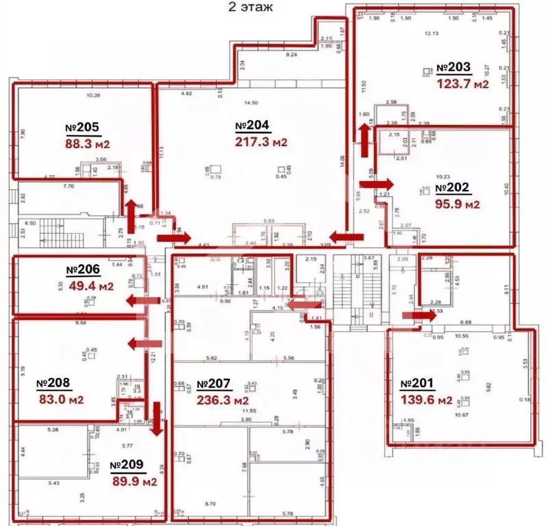 Помещение свободного назначения в Москва Колодезный пер., 3С25 (263 м) - Фото 2