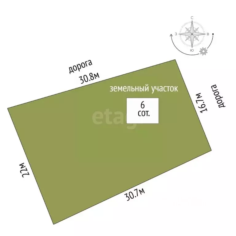 Участок в Крым, Симферопольский район, Добровское с/пос, с. ... - Фото 2