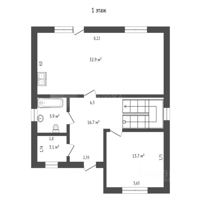 Коттедж в Тюменская область, Тюмень ул. 4-я Северная (160 м) - Фото 1