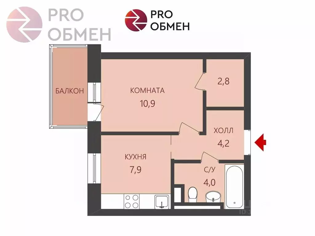 1-к кв. Москва ул. Золотошвейная, 2 (30.0 м) - Фото 1