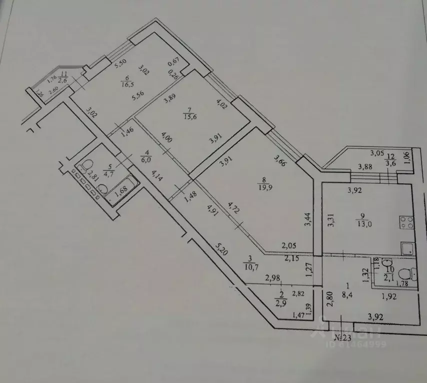 3-к кв. Башкортостан, Уфа ул. Минигали Губайдуллина, 11 (103.0 м) - Фото 1