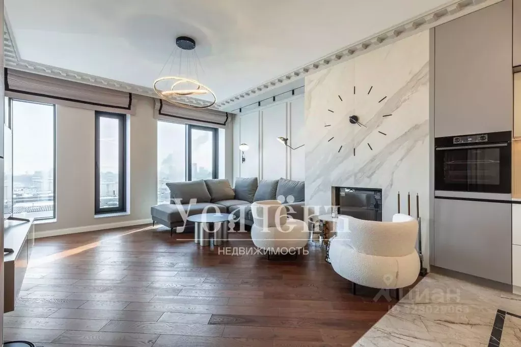 3-к кв. Москва ул. Усачева, 15 (136.4 м) - Фото 2