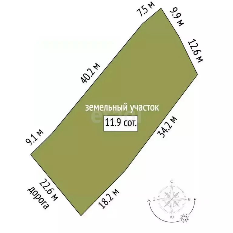 Участок в Башкортостан, Стерлитамакский район, Отрадовский сельсовет, ... - Фото 2