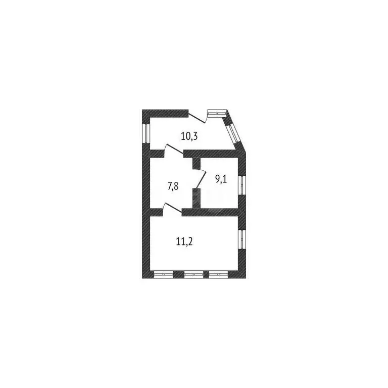 Дом в Николаевка, Сиреневая улица (33.5 м) - Фото 0