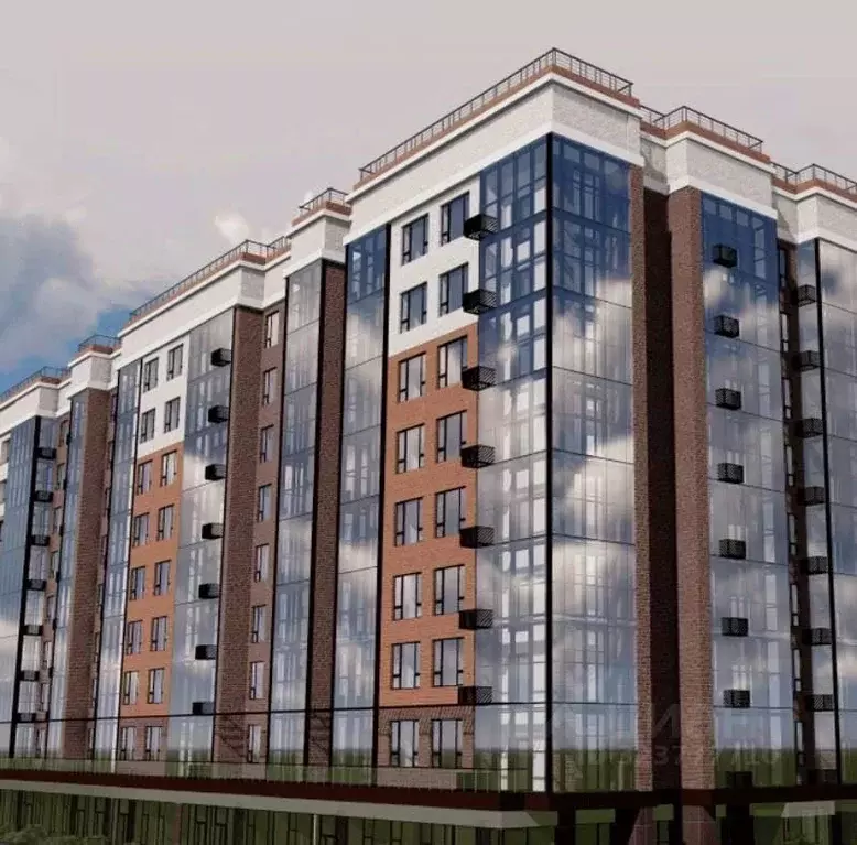 1-к кв. Татарстан, Казань ул. Родины, 15а (33.99 м) - Фото 2