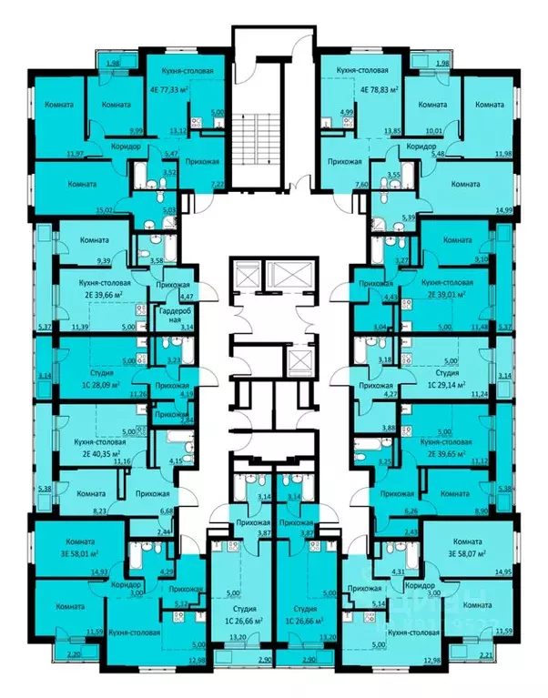 4-к кв. Пермский край, д. Кондратово ул. Водопроводная, 6/1 (77.33 м) - Фото 1