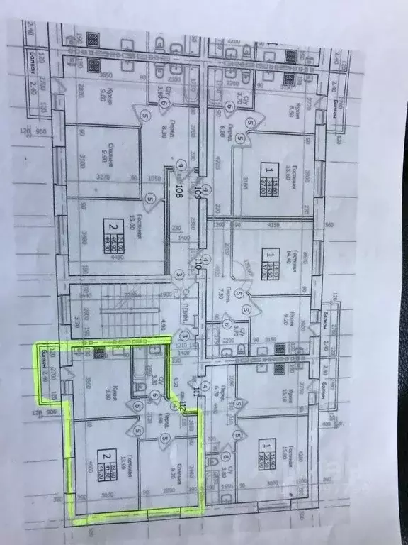 2-к кв. Ставропольский край, Михайловск Шпаковский район, Адмирал кп, ... - Фото 2