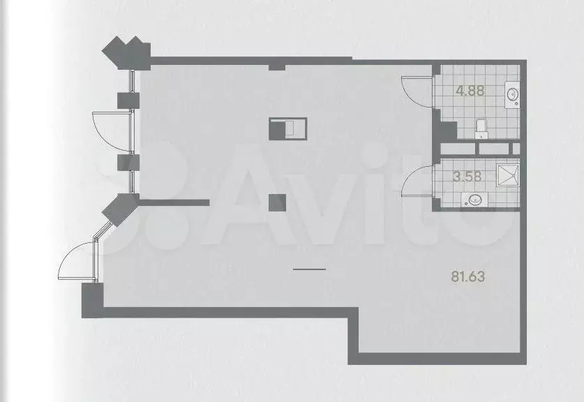 Продажа помещения свободного назначения 90 м2 - Фото 0