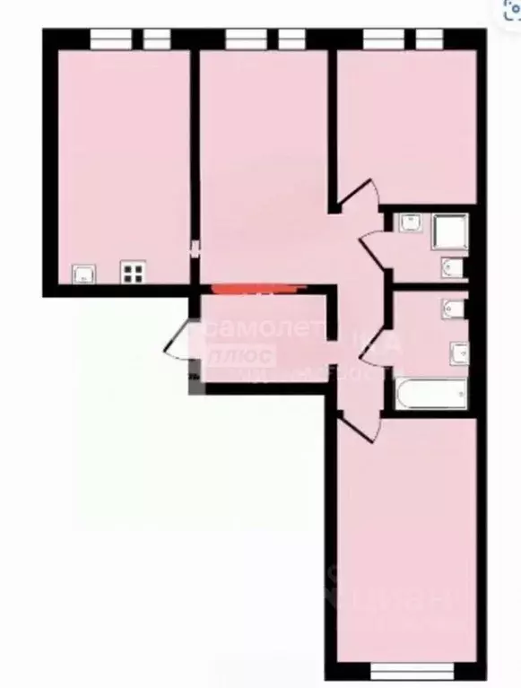 3-к кв. Московская область, Ленинский городской округ, Дрожжино пгт ш. ... - Фото 2