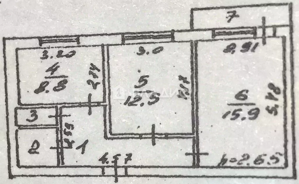 2-к кв. Белгородская область, Белгородский район, Разумное рп ул. ... - Фото 2