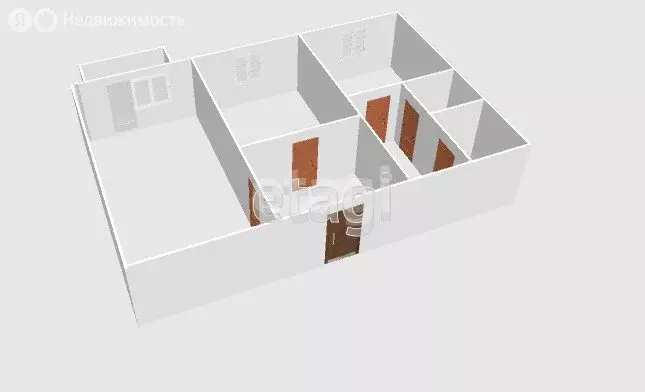 2-комнатная квартира: Южно-Сахалинск, Комсомольская улица, 271к2 (55 ... - Фото 1