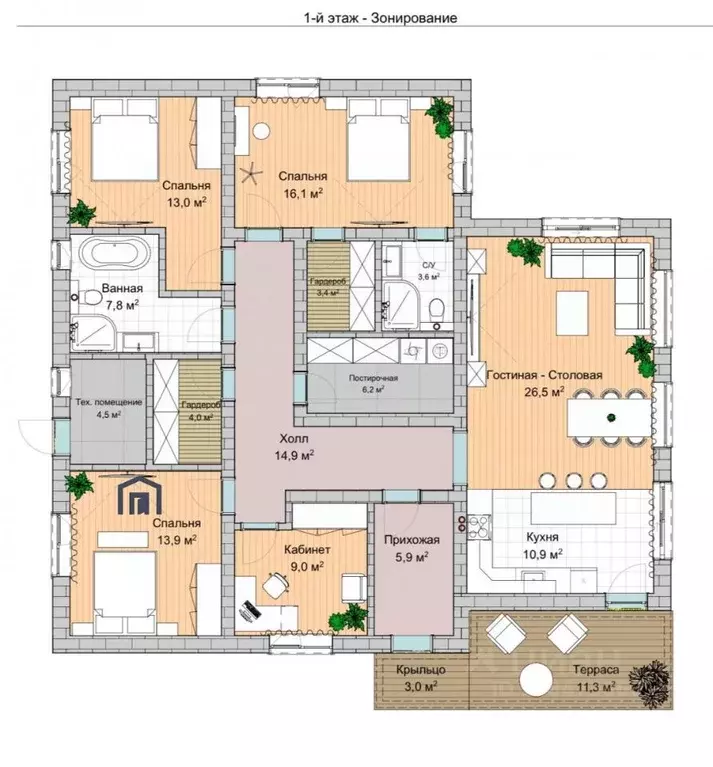 Дом в Иркутская область, Иркутский муниципальный округ, д. Новолисиха, ... - Фото 2