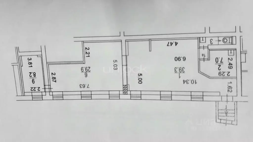 Помещение свободного назначения в Москва Пролетарский просп., 18К3 (85 ... - Фото 2