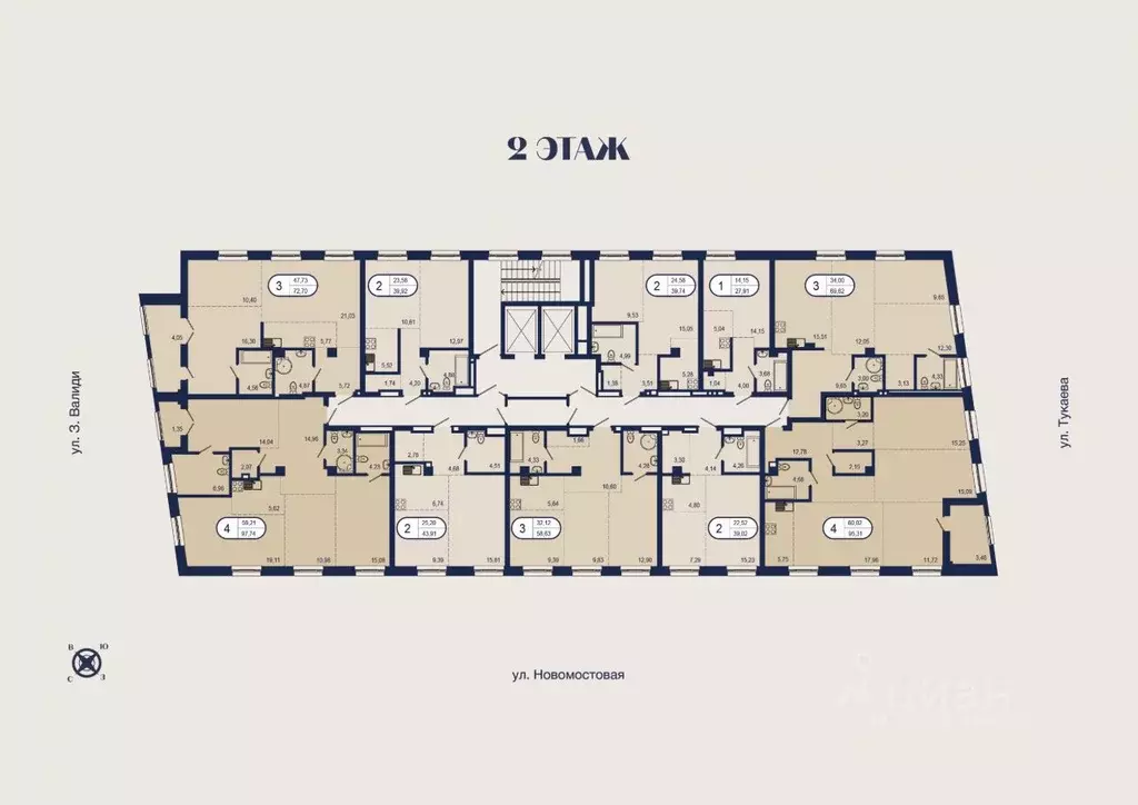 4-к кв. Башкортостан, Уфа Новомостовая ул., 4А (95.31 м) - Фото 2