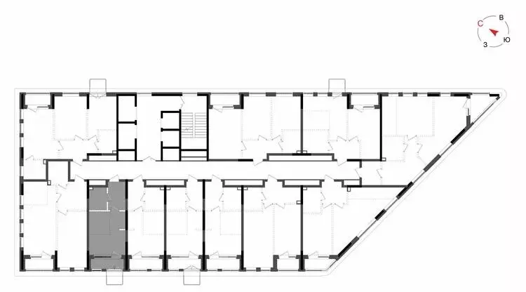 1-комнатная квартира: Казань, улица Аделя Кутуя, 181 (28.15 м) - Фото 1