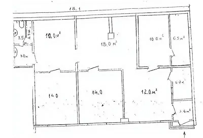 Офис в Москва Трифоновская ул., 11 (100 м) - Фото 1