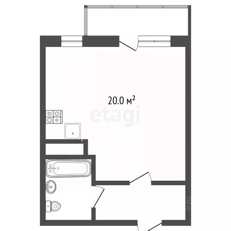 Студия Самарская область, Самара Московское ш., 272 (45.0 м) - Фото 2