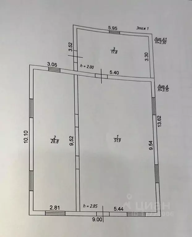 Дом в Татарстан, с. Актаныш ул. Дзержинского, 5 (98 м) - Фото 2