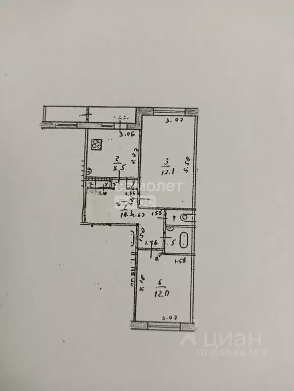 2-к кв. Марий Эл, Йошкар-Ола ул. Павленко, 5 (55.0 м) - Фото 2