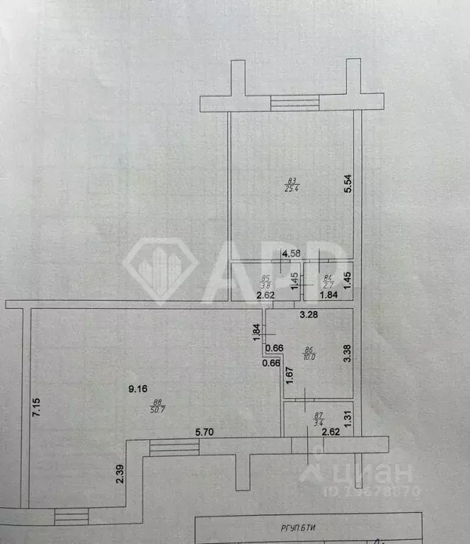 Помещение свободного назначения в Татарстан, Казань просп. Альберта ... - Фото 2