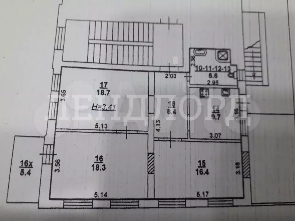 3-к. квартира, 78,1 м, 2/4 эт. - Фото 0