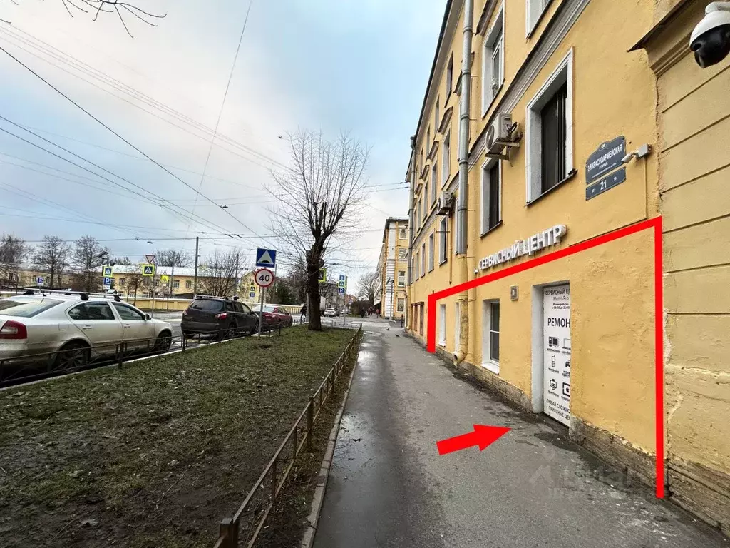 Помещение свободного назначения в Санкт-Петербург 2-я Красноармейская ... - Фото 2