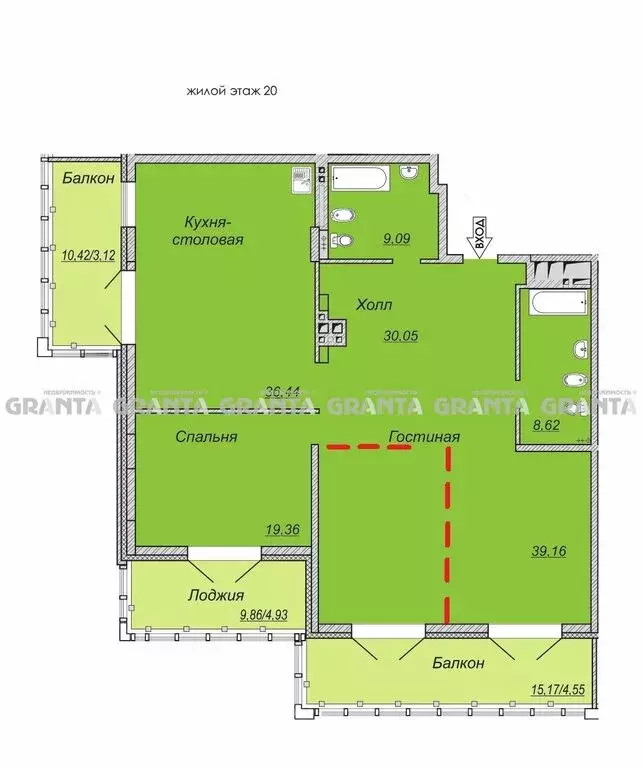 3-комнатная квартира: Красноярск, улица Ладо Кецховели, 36 (144 м) - Фото 0