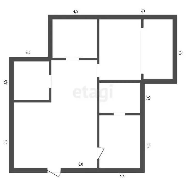 Дом в посёлок Ясные Поляны, Лесная улица (100 м) - Фото 1