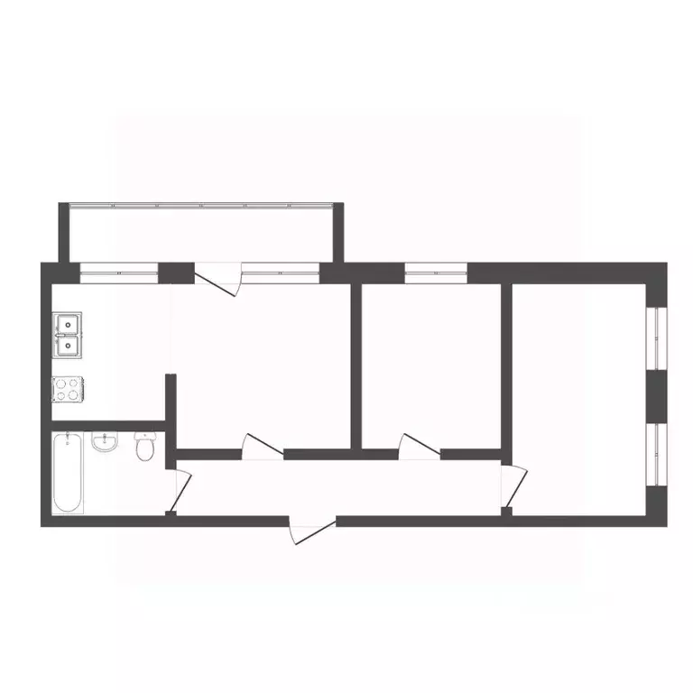 3-к кв. Тюменская область, Тюмень ул. Монтажников, 49 (78.8 м) - Фото 0